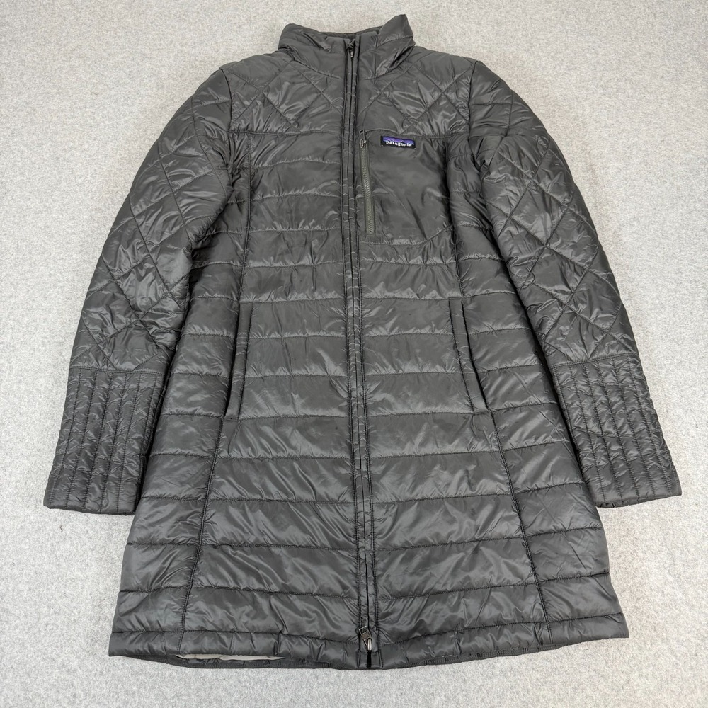 Patagonia Radalie Parka Jacket Womens Medium Gray Gorpcore Well Loved